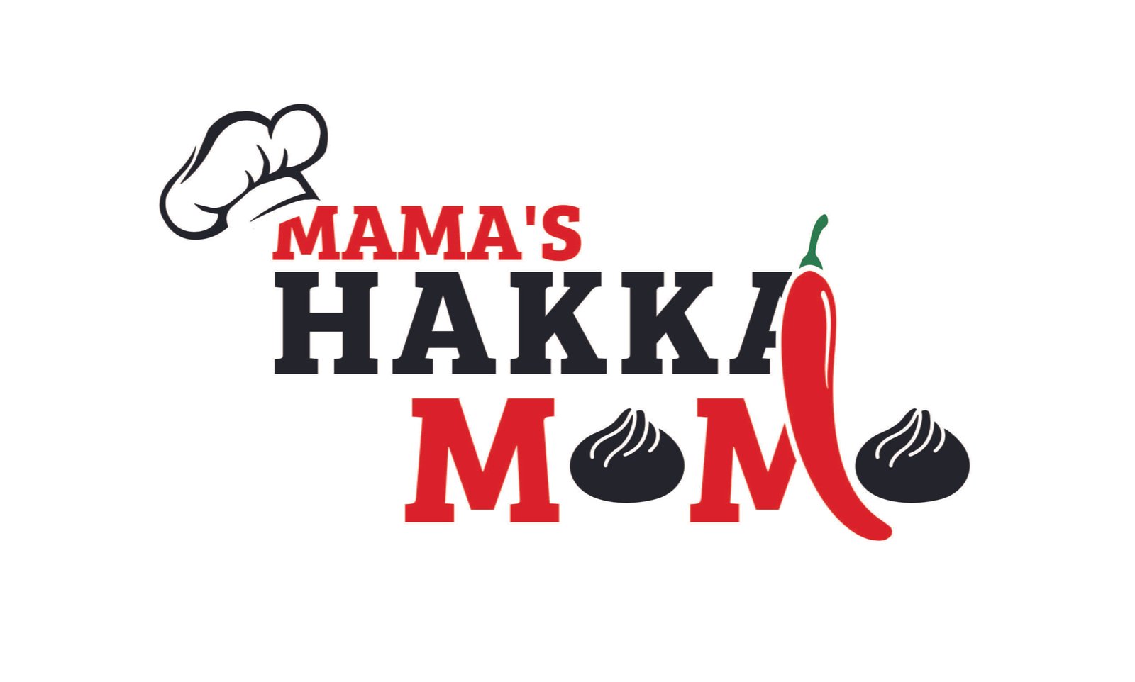 mama's hakka and momo restaurant logo