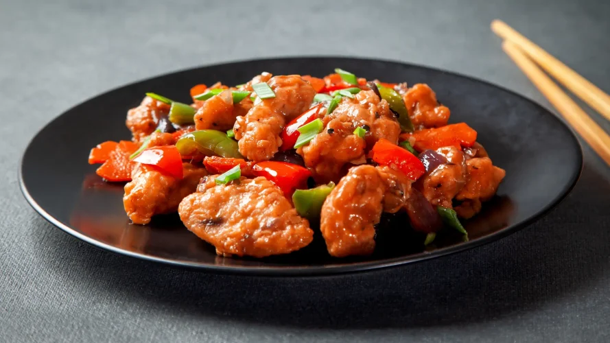 chicken manchurian dry by the best chinese hakka restaurant in london, ontario, canada