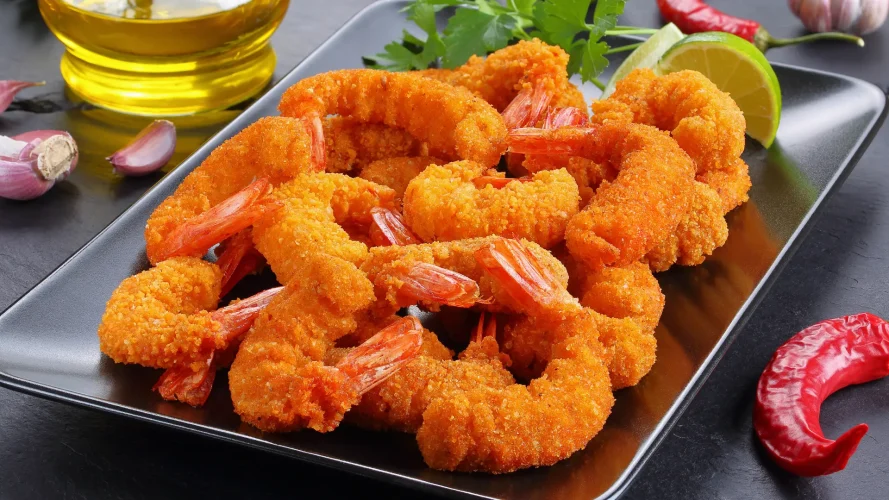 Mama's Hakka - Non-Veg Appetizer - Spicy Deep-Fried Shrimp